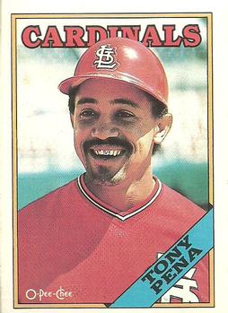 1988 O-Pee-Chee Baseball Cards 117     Tony Pena